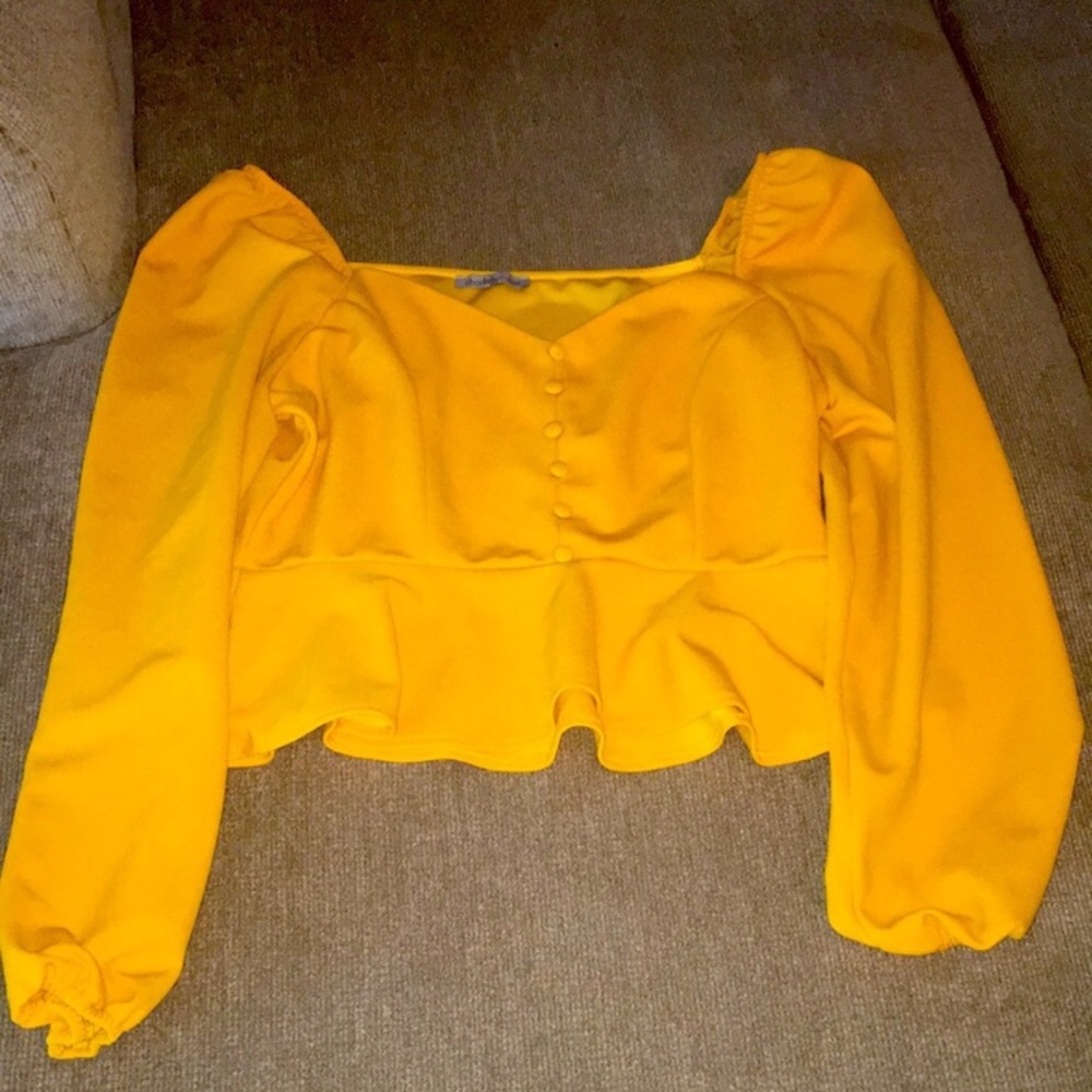 Yellow Charlotte Russe Top